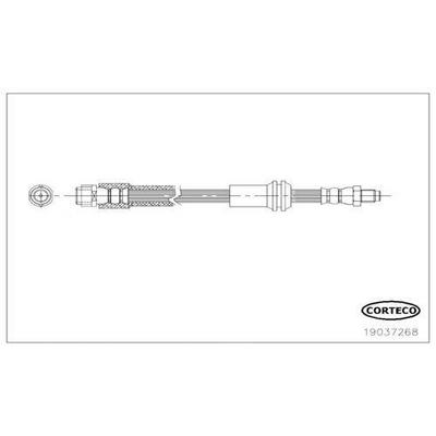 Fren Hortumu On X156 13> W176 12>18 W246 12>18 C117 13>19 CORTECO 19037268