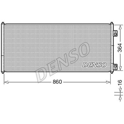 Klima Radyatoru (Kondanser) Transit V184 2.0Tdci - 2.4 Tdci 00>06 DENSO DCN10032