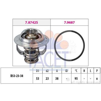 Termostat 95° A3 A4 A5 Tt Q5 Golf Vi Leon Jetta Passat FACET 7.8742