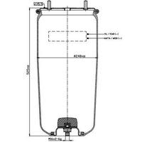 Dingil Korugu Komple Metal Pistonlu - Meritor / Schmitz / Bpw / Dorse 30 FITTECH F10.941.C