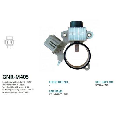 Alternator Konjektor Mando Tip 24V Hyundai Kamyon Yeni Model (L  I(R)) GENON GNR-M405