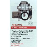 Alternator Konjektor Mitsubishi Tip 24V Mitsubishi (A866×54172 - A866×47172 - A3Tr5381) (L I) GENON GNR-M419