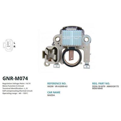 Alternator Konjektor Mitsubishi Tip 12V Mazda (L  R) GENON GNR-M074