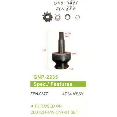 Mars Dislisi (Kmd 5471) 9 Dis Mitsubishi Canter Fe659 Yeni Model GENON GNP-2235