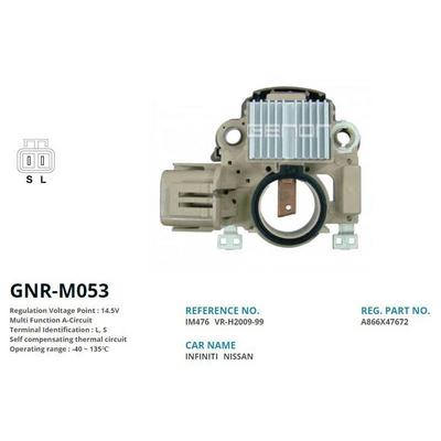 Alternator Konjektor 12V Mazda 323-Mazda 626 / B2500 Pick Up Ym (Meksefeli) (S-L) GENON GNR-M053