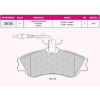 On Fren Balatasi Partner P306 Cabriolet / Sedan 1 8I 16V 2 0I Berlingo Xsara 1 8I 1 9D (< 03) Fisli GRAP 93636