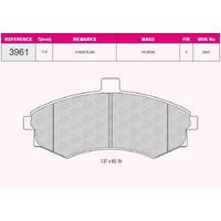 On Fren Balatasi Hyundai Elantra 01-03 Matrix 02-07 Matrix 07-> GRAP 93961