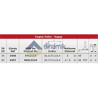 Subap Takimi Brava 1 4 12V (In 8 / Ex 4) GUNES 2456-2457