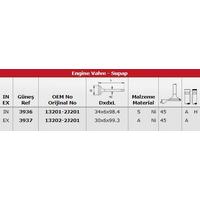 Subap Takimi Almera 2 0 16V (In 8 / Ex 8) GUNES 3936-3937