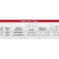 Subap Takimi Volt Lt 46 In (In 8 / Ex 4) GUNES 5874-5875