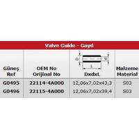 Subap Gaydi (In 8 Ex 8) Starex Sorento 16V GUNES G0495-G0496