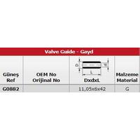 Subap Gaydi Y17Dt Z17Dt Corsa C Astra G GUNES G0882