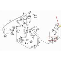 Radyator Hortumu Ust S-Class W140 91>98 IBRAS 33503