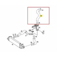 Turbosarj Hortumu Sol Ust W203 00>07 S203 01>07 Cl203 08>11 C209 05>09 IBRAS 33549