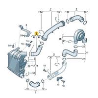 Turbo Hortumu 1 9Tdi Polo 02>10 Fabia 00>08 Ibiza 02>10 Cordoba 06>09 IBRAS 27748