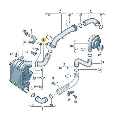 Turbo Hortumu 1 9Tdi Polo 02>10 Fabia 00>08 Ibiza 02>10 Cordoba 06>09 IBRAS 27748