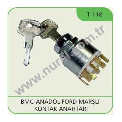 Marsli Kontak Anahtari - Bmc / Anadol / Ford NUREL T 118