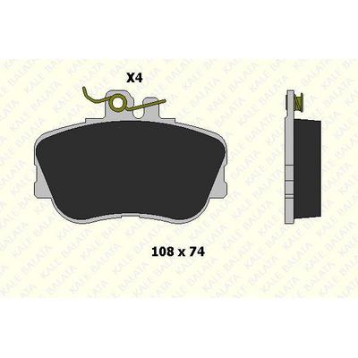 Fren Balatasi On C-Class W202 94>00 S202 96>01 KALE B 21439 203 24 KD11