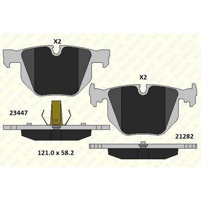 Fren Balatasi Arka Bmw E65 E66 KALE B 23447 173 05 KD11