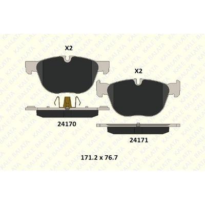 Fren Balatasi On Bmw E70 E71 F15 F85 F16 F86 KALE B 24170 197 05 KD11