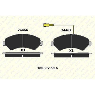 On Fren Balatasi Ducato Iii Boxer Iii Jumper Iii 2.2Hdi 3.0Hdi 16Q / 20Q 06> Karsan Jest 14> KALE B 24466 190 05KD20