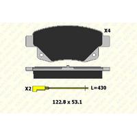 Arka Fren Balatasi Transit V347 V348 2 2Tdci / 2 4Tdci / 3 2Tdci 06 /> Iki Fisli KALE B 24486 170 05 ANS KD20