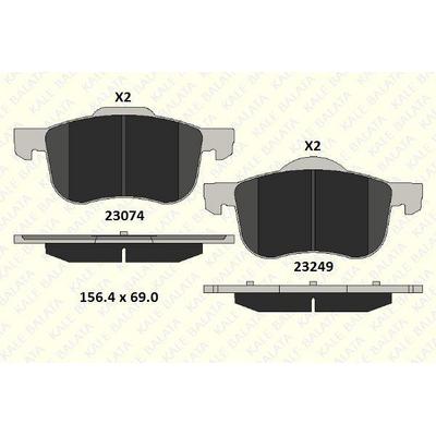 On Fren Balatasi Volvo S60 01>S80 98 06 V70 I Ii 97> Xc70 00> KALE B 23074 189 05 MSH KD11