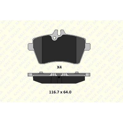 Fren Balatasi On A-Class W169 04>12 B-Class W245 05>11 KALE B 24077 190 24 KD11