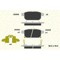 Fren Balatasi Arka Swift 10> Sx4 Cross 13> Vitara 15> (Aksesuarlar Dahil) KALE B 25258 143 15 KD13