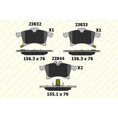 On Fren Balatasi Astra G Corsa C Zafira B KALE B 23832 200 05KD13