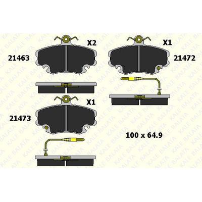 On Fren Balatasi R9 R11 R19 R21 Clio I Ii Megane I Expres Symbol I Ii Twingo Logan Sandero Solenza KALE B 21463 182 34 ANS KD13