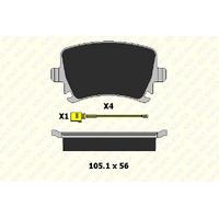 Arka Fren Balatasi A3 Tum Modeller 05 / 03> A4 Passat 1 6Fsi / 1 9Tdi / 2 0Tdi 95>16 KALE B 23914 172 24