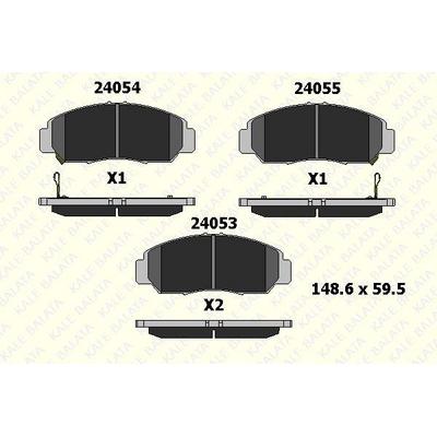 On Fren Balatasi Honda Civic 1.4-1.6-1.8 Hb-Sedan 2006-> Civic (Fb7) 2012->  Honda Frv 2006-> KALE B 24053 170 05 ANS KD13