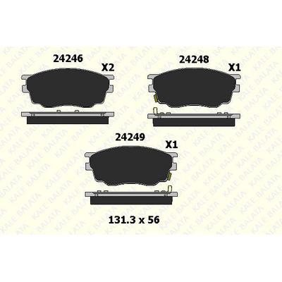 On Fren Balatasi Mazda 6 2002-2007 KALE B 24246 170 05