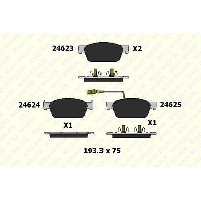 On Fren Balatasi Transporter T5 / T6 1 9 2 0Tdi 03> KALE B 24623 181 05