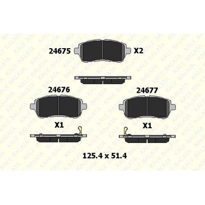 On Fren Balatasi Materia 2006> Sirion 2005> Mazda 2 2008> Fiesta Vi 2008> KALE B 24675 165 05