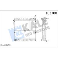 Motor Su Radyatoru Komple - Ford Cargo / 2520 (Uzun Civata E.M.) Intc (5 Sira Pa) KALE 0205035PA