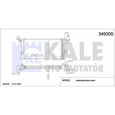 Su Radyatoru (Kucuk) M-Benz 904 Atego 2124 KALE 349305