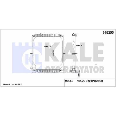 Motor Su Radyatoru Iveco Euro Tracker / Eurotech (Cerceveli) / (Mt) KALE 349355