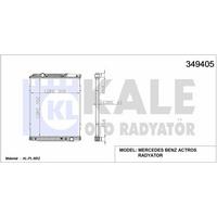 Su Radyatoru Mercedes Actros (Cercevesiz) / (At) KALE 349405