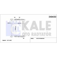 Motor Su Radyatoru Daf Xf 95 (Cercevesiz) / (Mt) KALE 349430