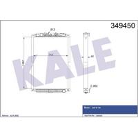 Motor Su Radyatoru Daf Xf 105 (Cercevesiz) / (Mt) KALE 349450