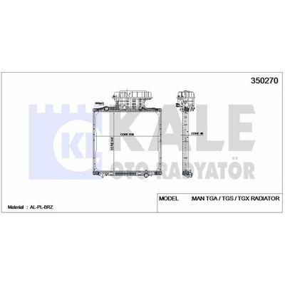 Su Radyatoru Man Tga / Tgs / Tgx (Cerceveli) / (Mt) KALE 350270