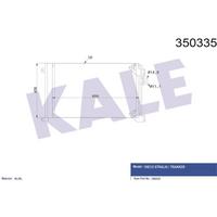 Klima Radyatoru Kondenser Iveco Stralis 03 > Trakker KALE 350335