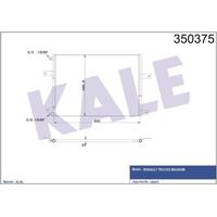 Kondenser (Klima) Radyatoru Renault Trucks Magnum E Tech 2000 Sonrasi KALE 350375