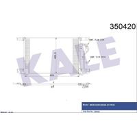 Kondenser Radyatoru Actros Mp 2 3 1836 1841 1844 1846 1850 2003 Sonr  KALE 350420