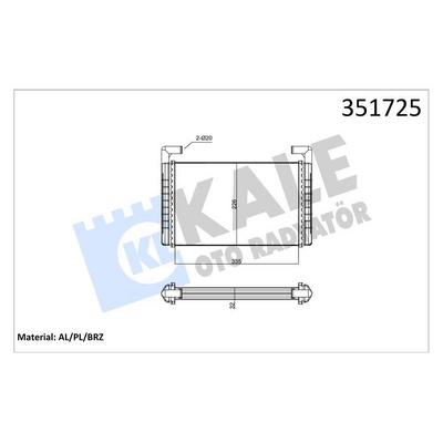 Kalorifer Radyatoru Renault Magnum KALE 351725