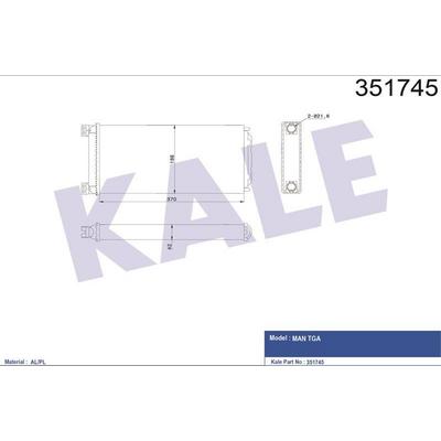 Kalorifer Radyatoru Man Tga>00 D2866 D2876  KALE 351745