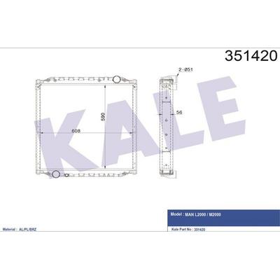 Su Radyatoru Man 12.153 12.163 D0824 95> KALE 351420