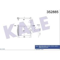 Turbo Radyatoru Mercedes Benz Actros Atego Axor Om906 KALE 352885